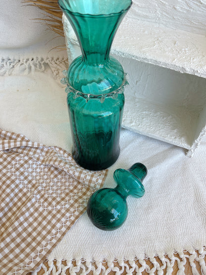 Vintage Glass Bottle with Balloon Stopper