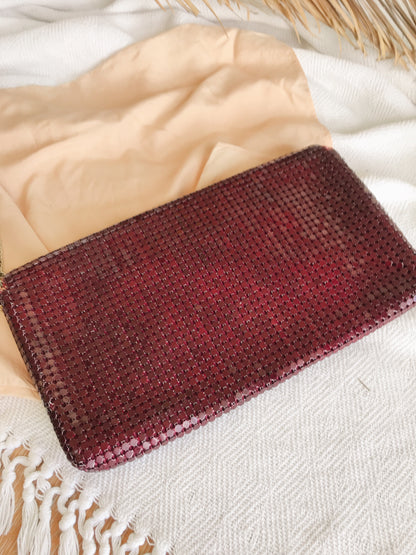 Vintage Marone Glomesh Handbag