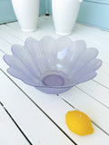 Lilac Glass Flower Bowl