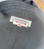 Yves Saint Laurent Woolen Pin Stripe Skirt