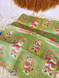 Set 5 Vintage Wrapping Paper Sheets