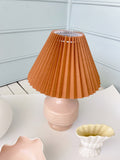 Vintage Lamp with Pleated Shade
