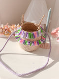 Handmade Seagrass Sling Basket