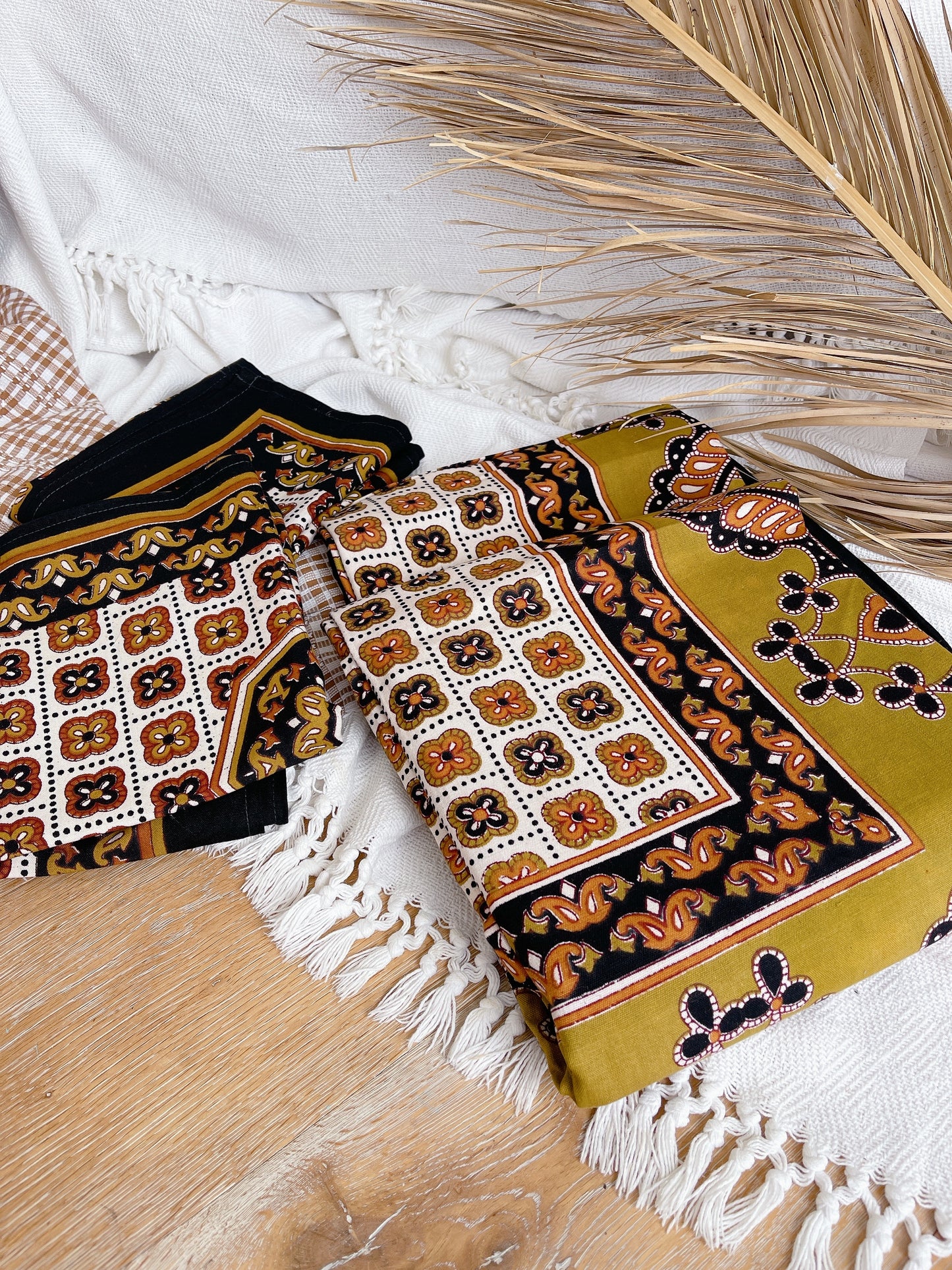 Indian Queen Throw & 2 Pillowcases