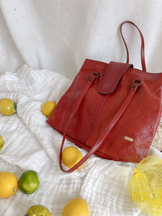 Vintage Leather Oroton Handbag