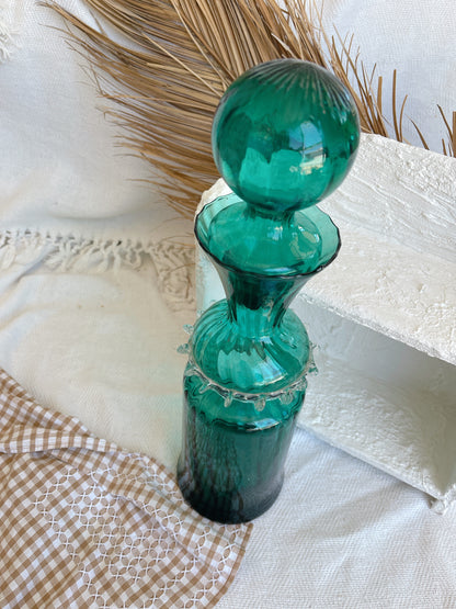 Vintage Glass Bottle with Balloon Stopper