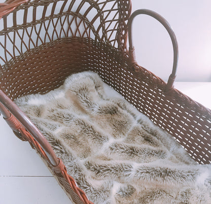 Faux Fur Pram Blanket