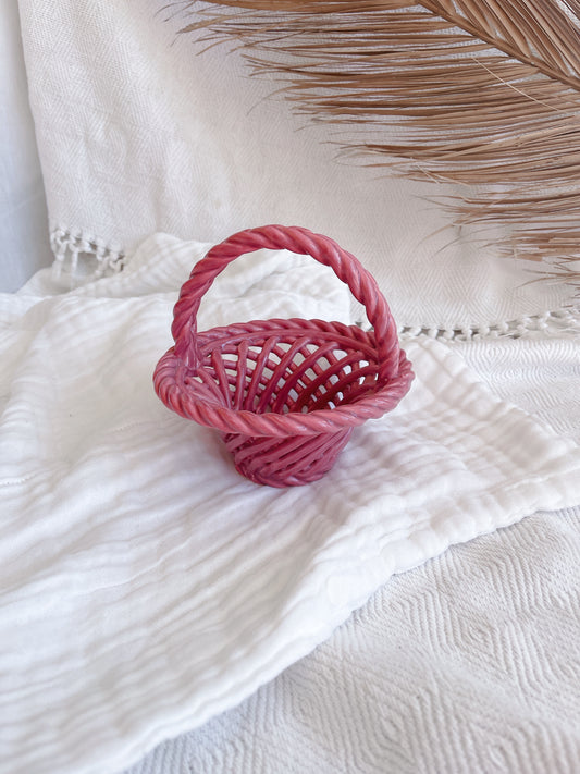 Vintage Ceramic Basket