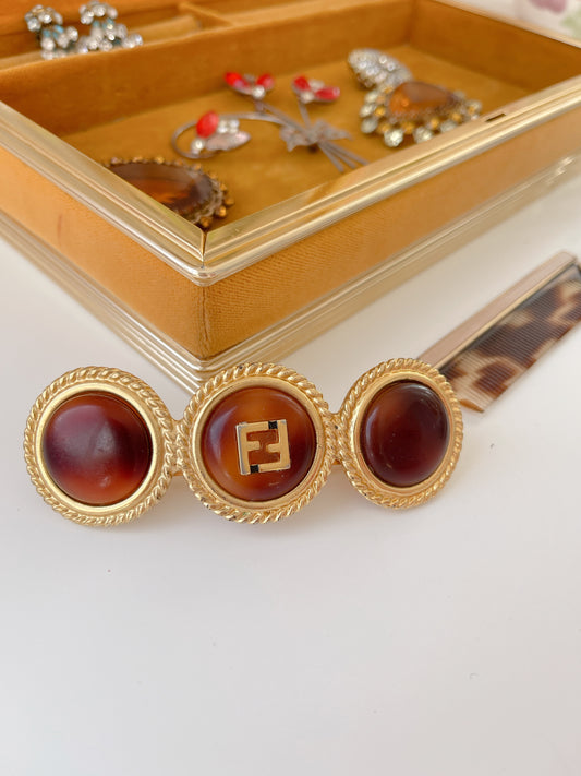 Authentic Vintage Fendi Hairclip