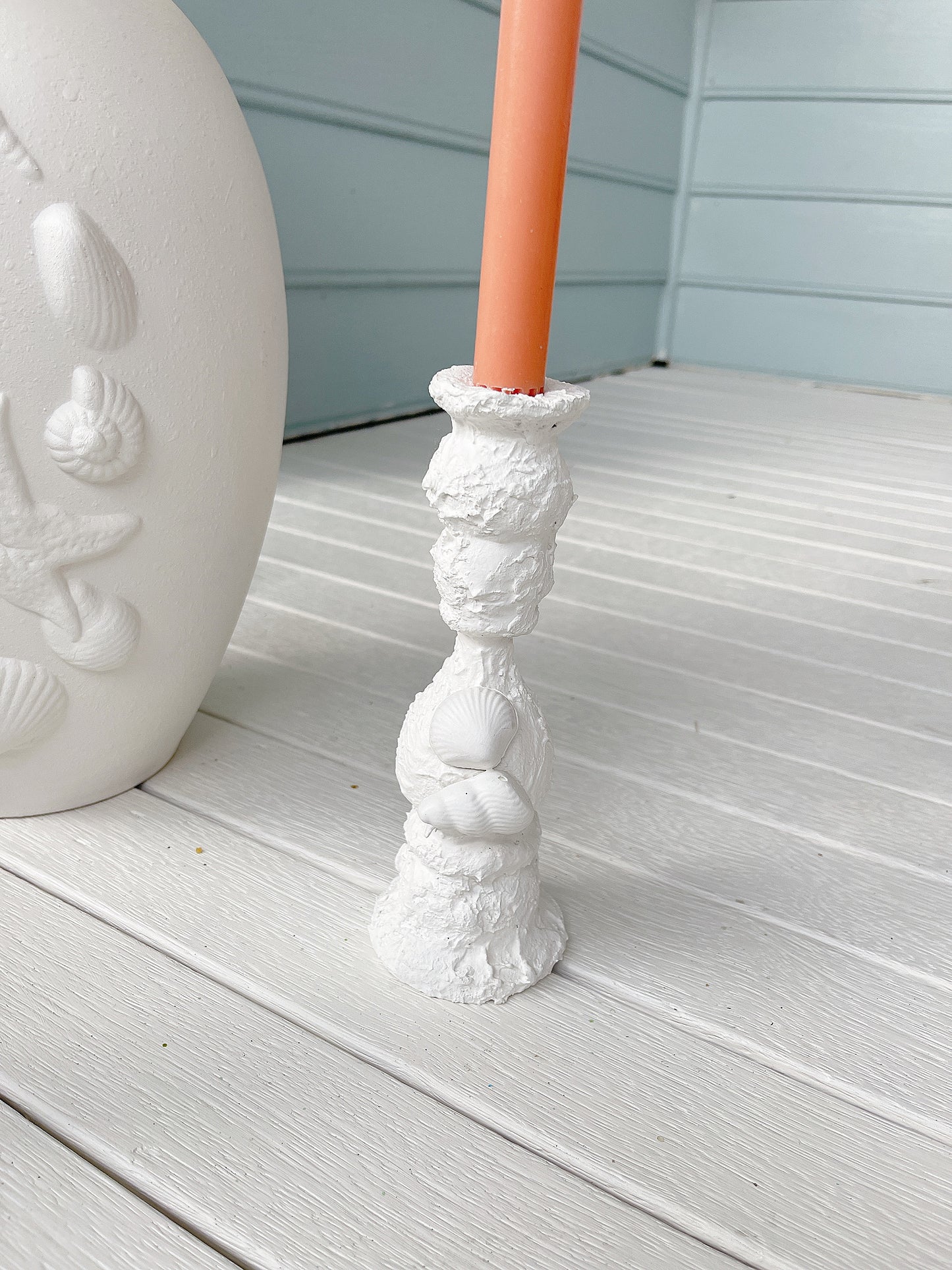 Handmade Casa Shell Candlestick