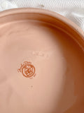 Vintage Peach Fowler Ware Pot