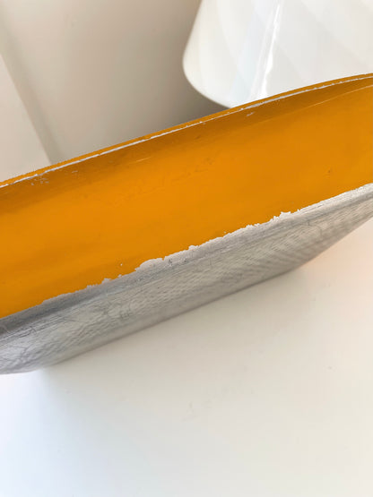 Vintage Yellow Casserole Dish