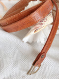 Vintage Lacoste Leather Belt