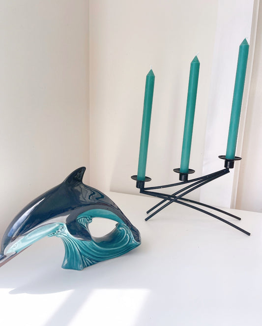 Black Wrought Iron Candleholder