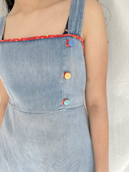 Vintage Denim Pinafore