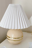 Vintage Ball Lamp with Pleated Lamp (Selling Separately)