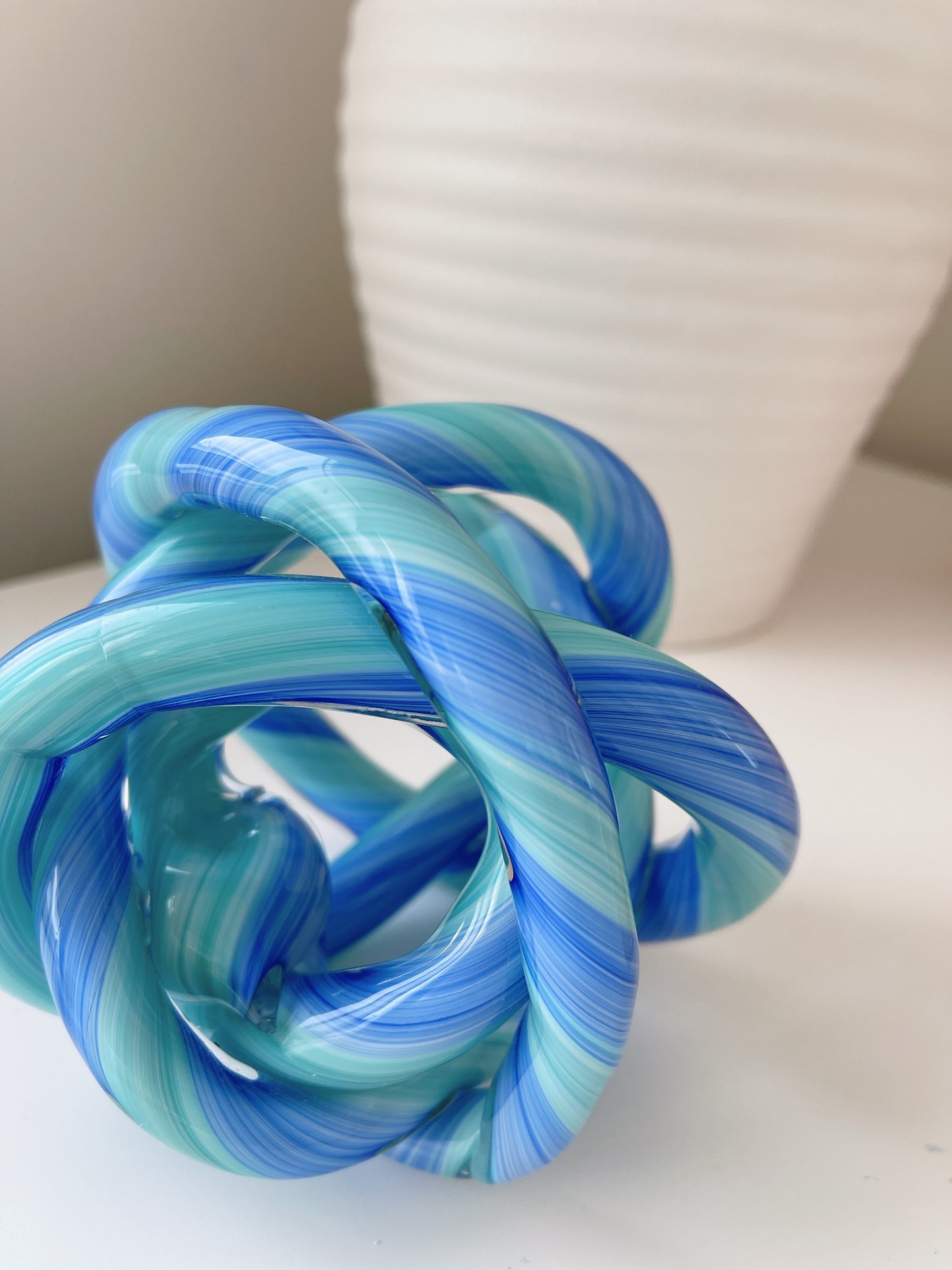 Hand Blown Glass Knot