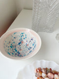 Cute Pastel Speckled Pottery Bowl