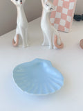 Powder Blue Ceramic Shell