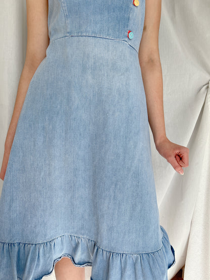 Vintage Denim Pinafore