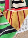 Vintage Woollen Technicolor Skirt