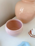 Vintage Glazed Pink Pot