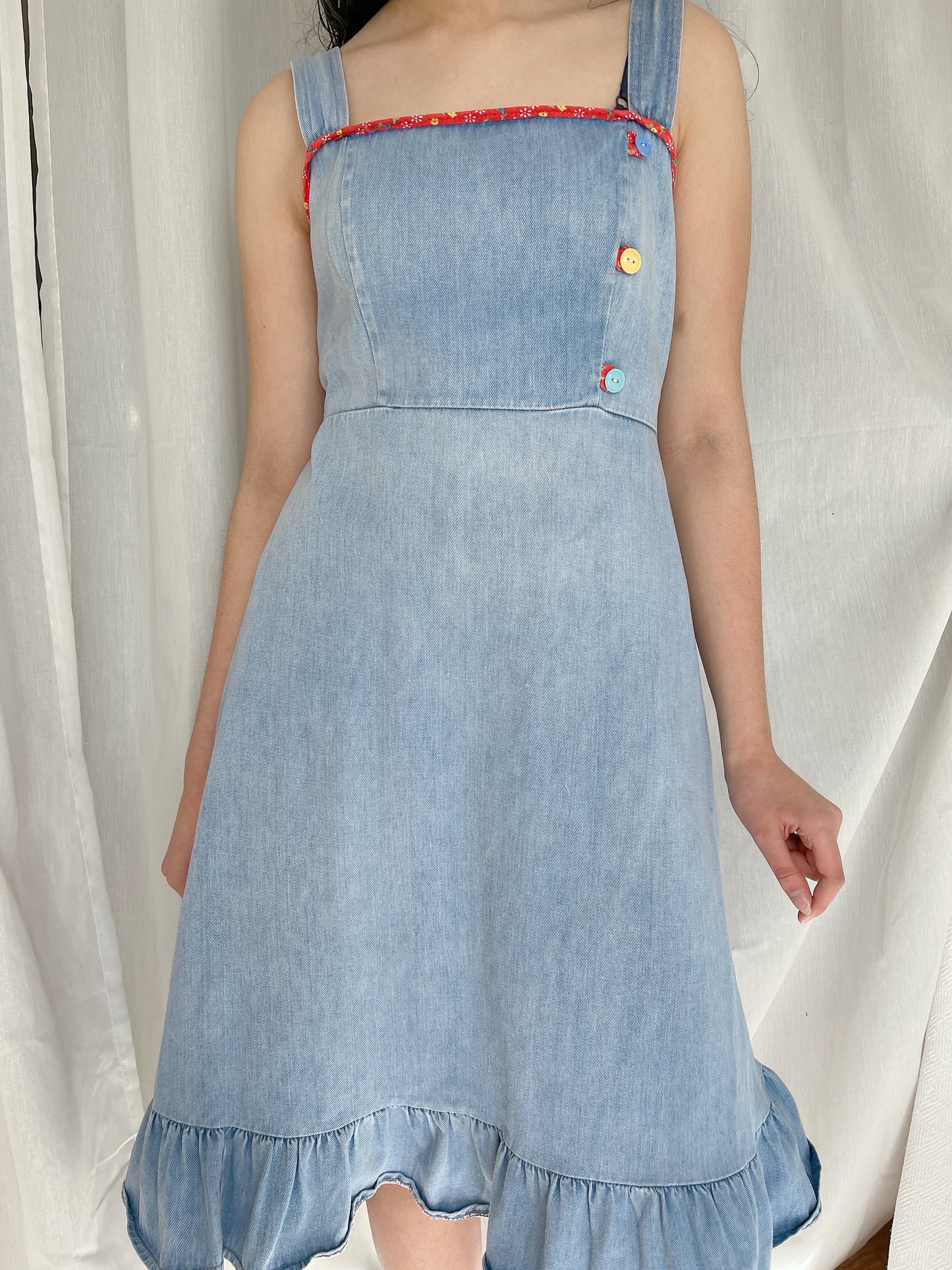 Vintage Denim Pinafore