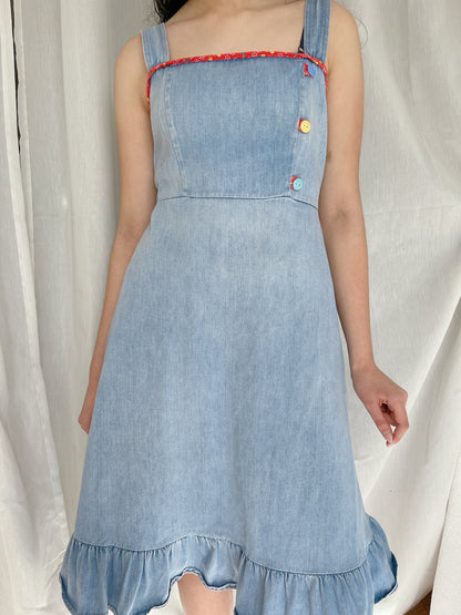 Vintage Denim Pinafore