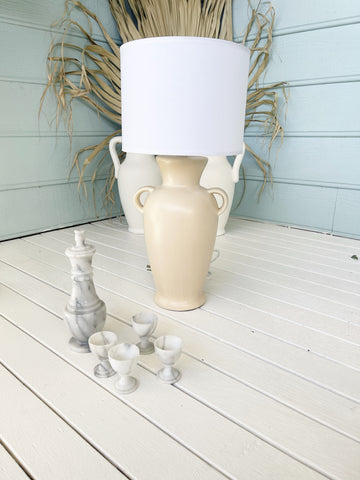 Vintage Urn Lamp with Shade